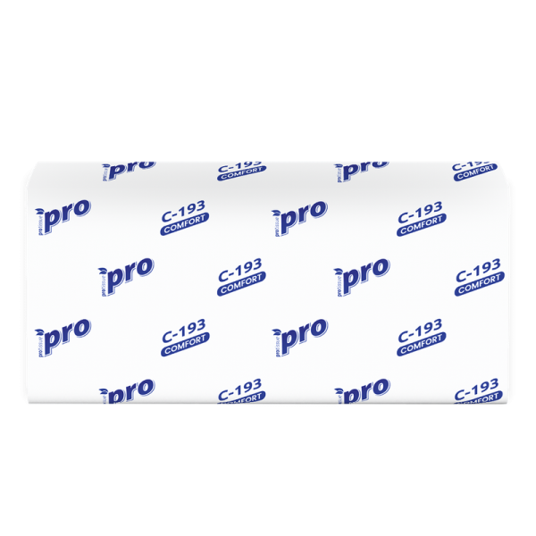 С193 Полотенца бумажные V сложения PROtissue, 1 сл, 22х21, 33 гр., 250 л, H3 (20 пачек в кор)  С193 Полотенца бумажные V сложения PROtissue, 1 сл, 22х21, 33 гр., 250 л, H3 (20 пачек в кор)